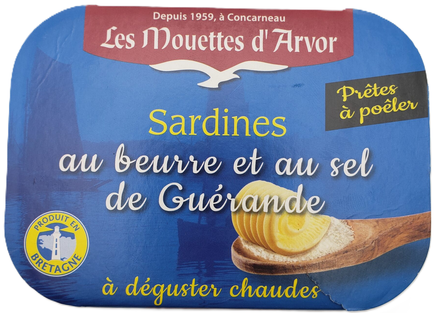 buttered sardines